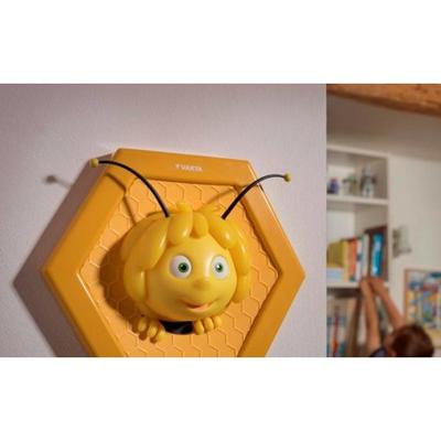Varta Wandlamp Nachtlamp Maya de Bij voor kinderen met timer - Draadloos op batterijen - Geel