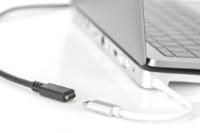 Digitus AK-300210-007-S USB-kabel USB 3.2 Gen1 USB-C stekker, USB-C bus 0.70 m Zwart Stekker past op beide manieren - thumbnail
