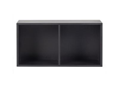 vtwonen Lower Case Modulaire Wandkast 2 Vakken - Open - Zwart