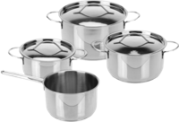 Excellent Houseware pannenset 7-delig rvs - thumbnail