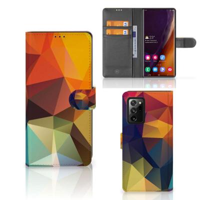 Samsung Galaxy Note20 Ultra | Book Case | Polygon Color Samsung Galaxy Note20 Ultra | Book Case | Polygon Color