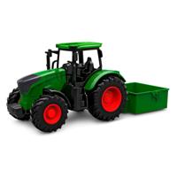 Kids Globe tractor met kiepbak - groen - thumbnail