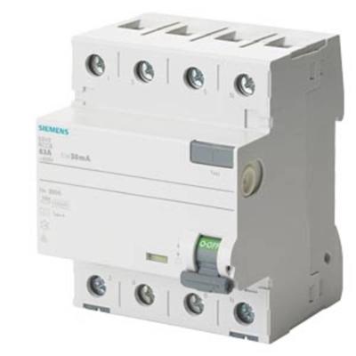Siemens 5SV33463 5SV3346-3 Aardlekschakelaar F 63 A 0.03 A 400 V Siemens 5SV33463 5SV3346-3 Aardlekschakelaar F 63 A 0.03 A 400 V