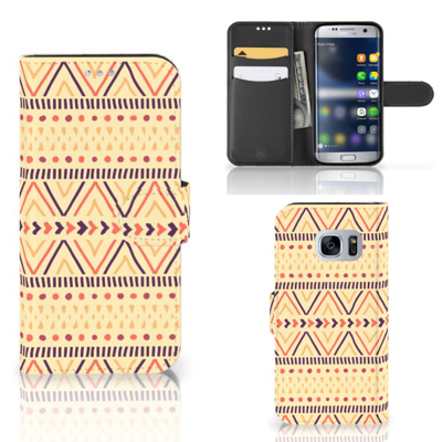 Samsung Galaxy S7 | Telefoon Hoesje | Aztec Yellow Samsung Galaxy S7 | Telefoon Hoesje | Aztec Yellow