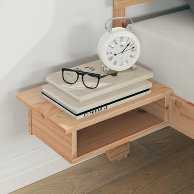 Bedframe met nachttafels Bruin 120 x 190 cm Massief grenenhout Bedframe met nachttafels Bruin 120 x 190 cm Massief grenenhout