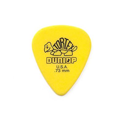 Dunlop Tortex Standard 0.73mm 12-pack plectrumset geel Dunlop Tortex Standard 0.73mm 12-pack plectrumset geel