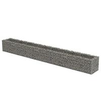 VidaXL Gabion plantenbak verhoogd 450x50x50 cm gegalvaniseerd staal - thumbnail