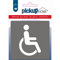 Route Acryl Rolstoel grijs Sticker Pickup - Pickup - thumbnail