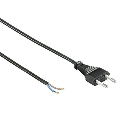 Netsnoer - Europlug (Type F Schuko) - 5 meter - 0.75 mm² - 220-240 Volt - Zwart - Voor binnen Netsnoer - Europlug (Type F Schuko) - 5 meter - 0.75 mm² - 220-240 Volt - Zwart - Voor binnen