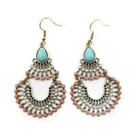 Bohemian Oorhangers met Blauwe Steen - thumbnail