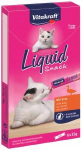 VITAKRAFT Liquid Snack Duck - Kattensnoepje - 6 x 15g