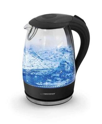 Esperanza EKK011K Waterkoker 1,7 l Zwart, Multi kleuren 2200 W
