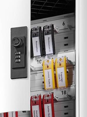 Durable Sleutelkast KEY BOXE CODE 18 - 1969 196923 Aantal haken 18 Zilver, Metallic
