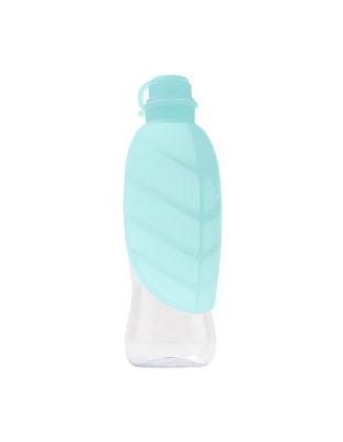 United Pets Leaf drinkbak voor honden, van siliconen, aquamarijn, Italiaans design, reistank