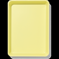 HEMA Brownievorm 28x19cm PFAS-vrij (geel) - thumbnail