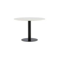 Nohr Ronde Eettafel 'Lenton' Marmer, 106cm, kleur Wit - thumbnail