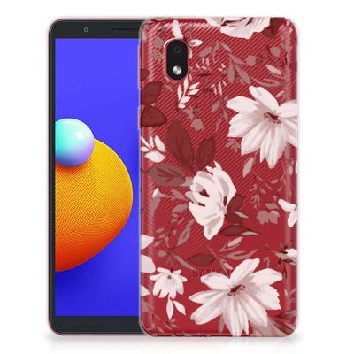 Smartphone hoesje Samsung Galaxy A01 Core Watercolor Flowers