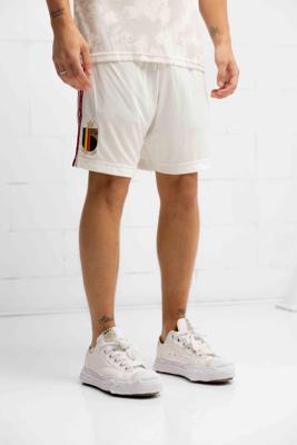 België Broekje Uit Senior 2020-2021 - Maat XL - Kleur: Wit | Soccerfanshop