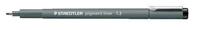 Fineliner staedtler pigment 308 1.2mm zwart - thumbnail