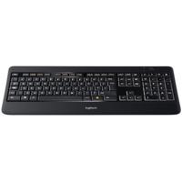 Logitech K800 toetsenbord RF Draadloos QWERTY US International Zwart - thumbnail