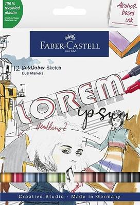 Faber Castell Sketchmarker Goldfaber etui op alcoholbasis
