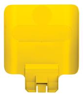 Paneel rubbermaid slim jim rs voor label geel - thumbnail