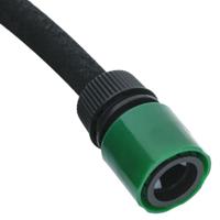 VidaXL Druppelslang 0,6&apos;&apos; 25 m rubber zwart - thumbnail