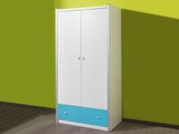 Kast BONNY 2 deuren turkoois - thumbnail