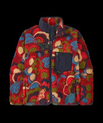 Patagonia Classic Retro-X Jacket Fleece Dames River River: Amanita Red L Patagonia Classic Retro-X Jacket Fleece Dames River River: Amanita Red L