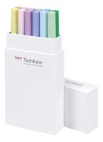 Tombow • brush pen abt dual brush pen set pastel colours 12pcs - thumbnail