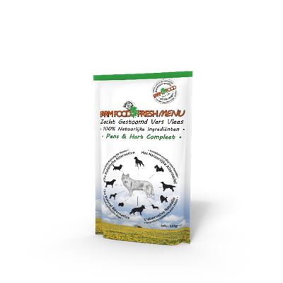 Farm Food Fresh Menu pens & hart compleet 125g