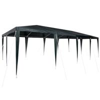 Partytent Groen en Wit 800 x 400 x 266 cm Polyester en staal - thumbnail