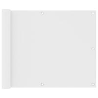 VidaXL Balkonscherm 75x600 cm oxford stof wit - thumbnail