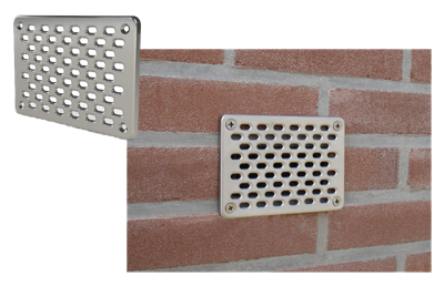 GevelFix Voorzetrooster RVS 10 x 14 cm