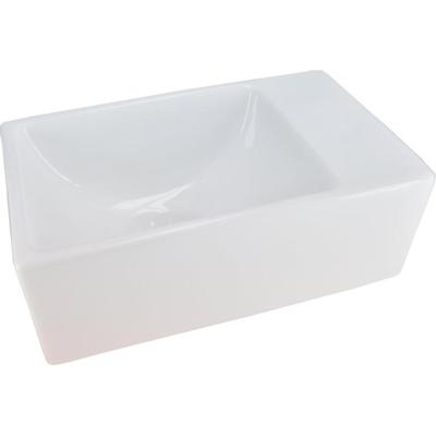 Wiesbaden Fontein Rhea XXS 30,5x18x11 cm Zonder Kraangat Wit Wiesbaden Fontein Rhea XXS 30,5x18x11 cm Zonder Kraangat Wit