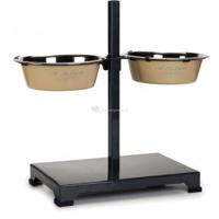 Standaard A la Carte met 2 creme 25 cm hondenvoerbakkenbakken - thumbnail