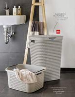 Rotho country wasmand 55l antraciet - thumbnail