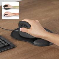 Hama Mousepad Ergonomic Black - thumbnail
