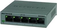 Netgear GS305-100PAS Unmanaged L2 Gigabit Ethernet (10/100/1000) zwarte netwerkschakelaar - netwerkschakelaar (onbeheerd, L2, Gigabit Ethernet (10/100/1000), wandmontage) - thumbnail