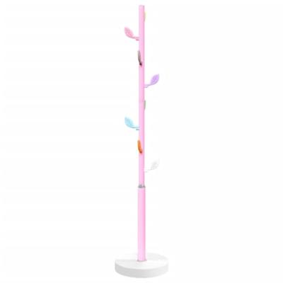 VidaXL Kapstok 172 cm gepoedercoat ijzer roze