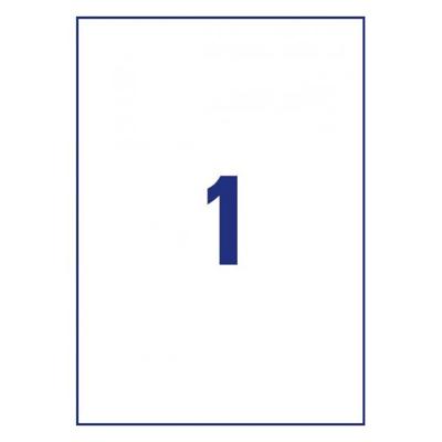 Avery-Zweckform L4775-8 Folie-etiketten 210 x 297 mm Polyester folie Wit 8 stuk(s) Permanent hechtend Laser (kleur), Laser (zwart/wit), Kopiëren (kleur), Avery-Zweckform L4775-8 Folie-etiketten 210 x 297 mm Polyester folie Wit 8 stuk(s) Permanent hechtend Laser (kleur), Laser (zwart/wit), Kopiëren (kleur),