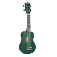 Cascha HH 3963 sopraan ukelele groen met tas en plectra - thumbnail