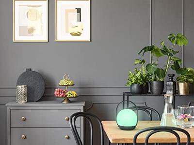 Lutec Smart tafellampCardi zwart - 6501702330