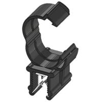 WKK Kantenclip Insteekbaar ART005916 Bundel-Ø (vast)=13 mm Hittebestendig, Kabelbundeling langs montage Zwart 1 stuk(s) - thumbnail