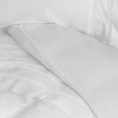 Dommelin Dommelin Dekbedovertrek Favo Satijn 300TC Wit 200x200/220 cm