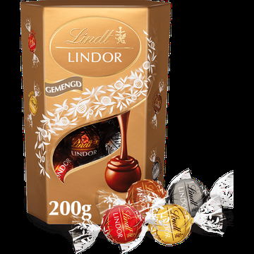 Lindt LINDOR Gemengde Chocolade Bonbons 200 gram bij Jumbo