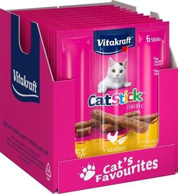 Vitakraft cat-stick mini gevogelte met lever Vitakraft cat-stick mini gevogelte met lever