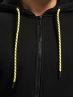 Urban Classics / Sweatvest Contrast Drawstring in zwart - thumbnail