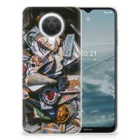 Nokia G20 | G10 | Siliconen hoesje | met foto Badges - thumbnail