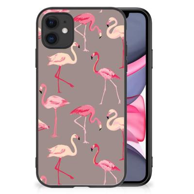 iPhone 11 Dierenprint Telefoonhoesje Flamingo